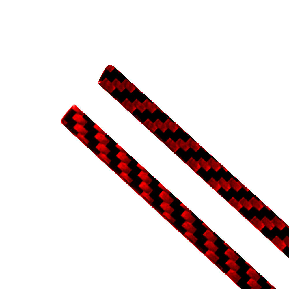 2X Red Carbon Fiber Front Door Air Vent Below Trim for Honda Ridgeline 2017-2020