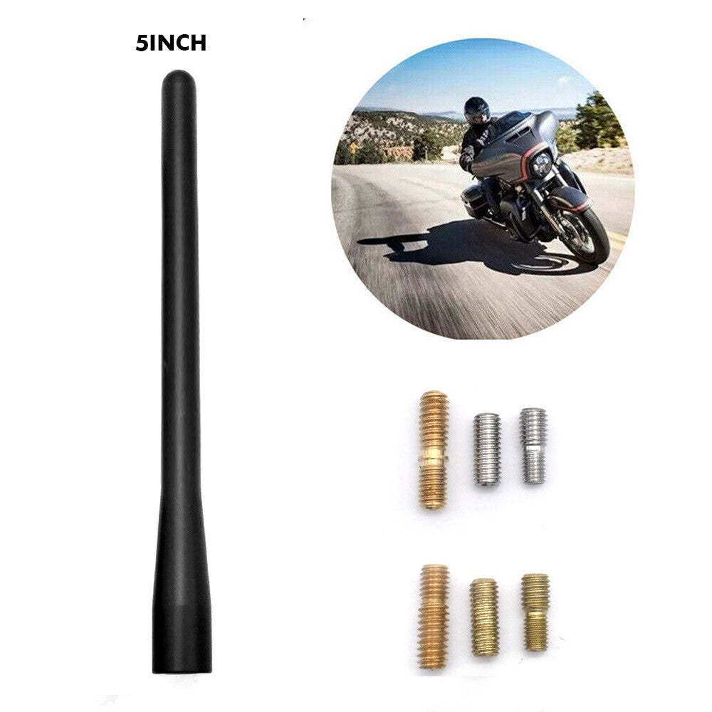 5 Short Antenna Mast for Harley Davidson Road Street Electra Tour Glide