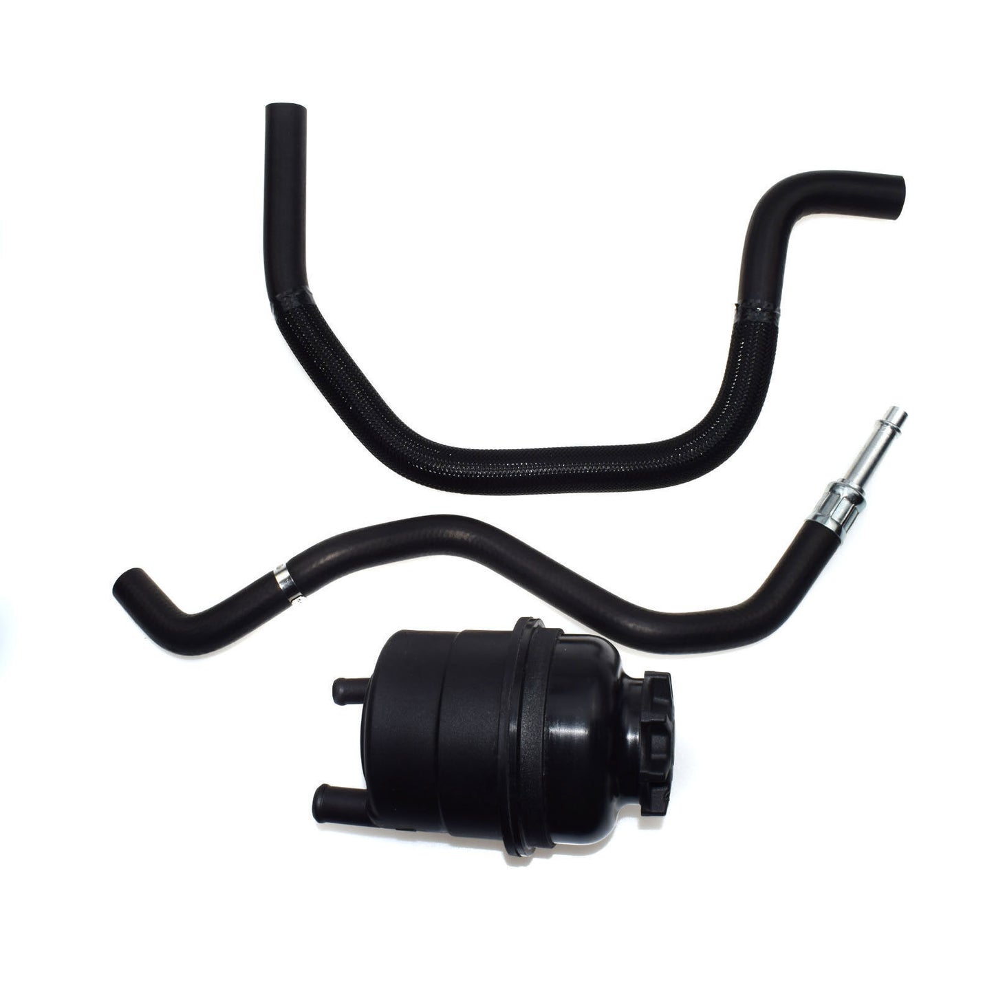 for BMW E39 525i 528i 530i Power Steering Reservoir with Hose Set 32411097164
