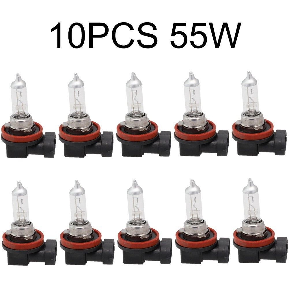 10pcs H11 12V 55W/Super Bright Ultra White Fog Halogen Bulb Car Head Light Lamp