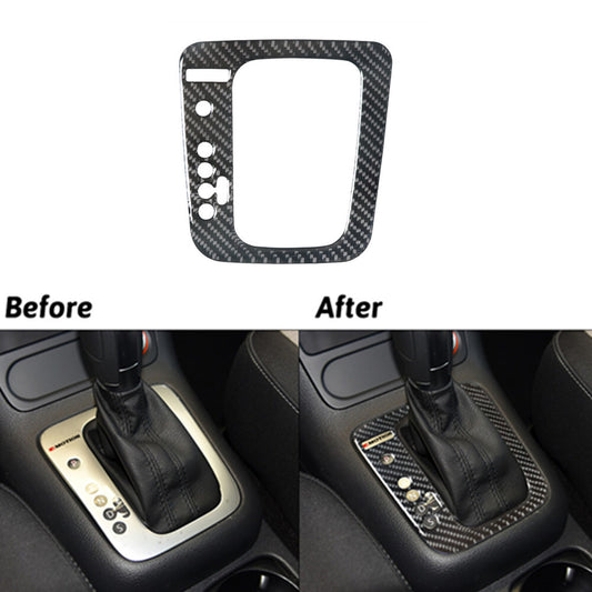 Carbon Fiber Gear shift Panel Frame Trim Cover for Volkswagen for Tiguan 2013-2017