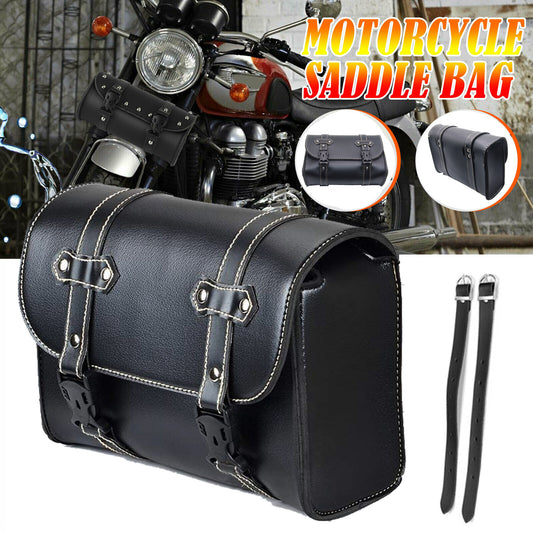 Suitable for Sportster 883 Dyna PU Leather Motorcycle Saddlebag/Luggage Bag