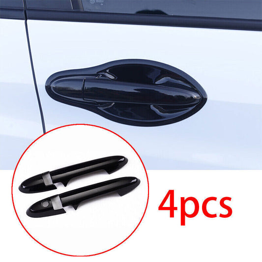 Glossy Black Outer Side Door Handle Cover Trims for Honda HR-V Vezel 2016-2022