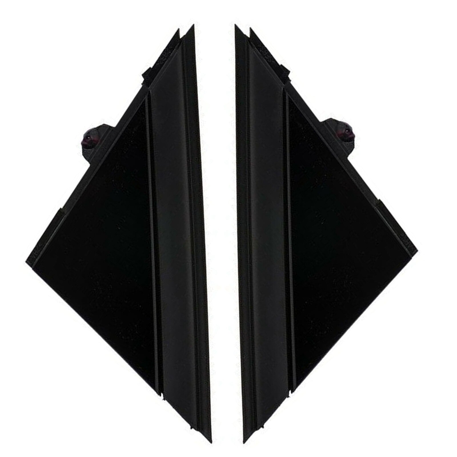For 1SH16KX7AA for FIAT 500 Matte Black Left + Right Door Mirror Flag Cover Moldings