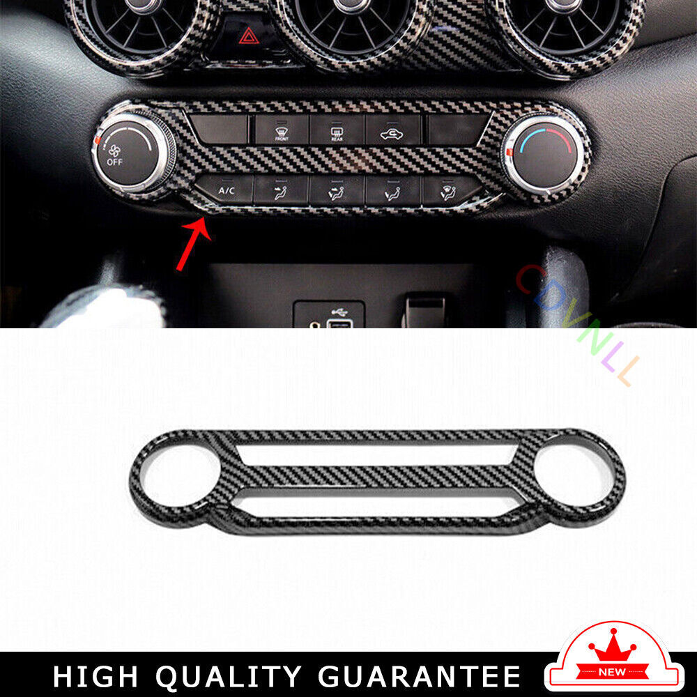Console AC Switch Control Panel 1PCS for Nissan Sylphy Sentra 20-22 Carbon Fiber