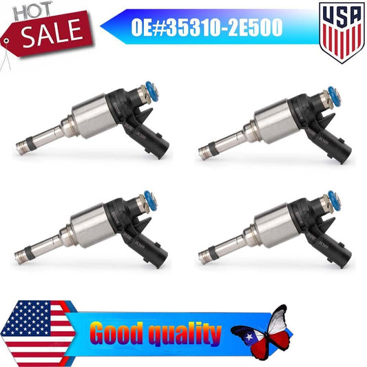 4PCS 35310-2E500 Fuel Injector for KIA SOUL FORTE5 FORTE for HYUNDAI for TUCSON KONA XYD