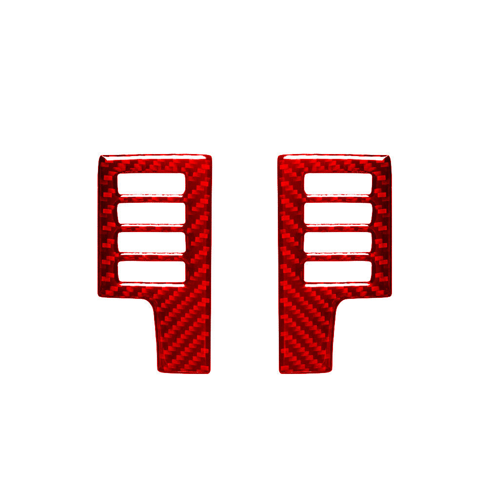 Red Carbon Fiber Screen Control Trim for Land Rover Discovery Sport 2015-2019
