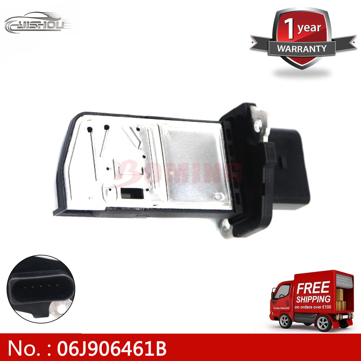 The new MAF for Volkswagen airflow sensor 06J906461B is suitable for Audi A3 TT, for Volkswagen Beetle CC, and for Jetta .