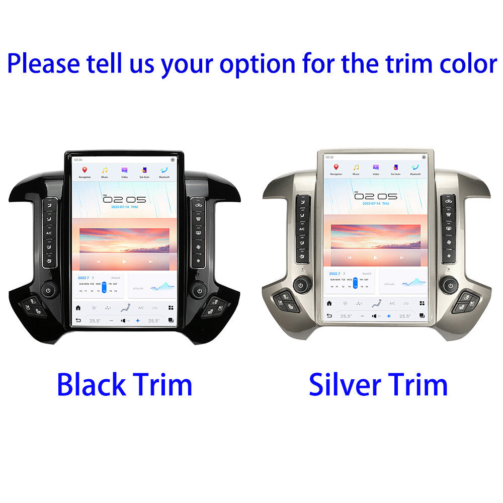 Android for Smart Radio Vertical Screen GPS Player for Chevrolet Silverado 2013-2020