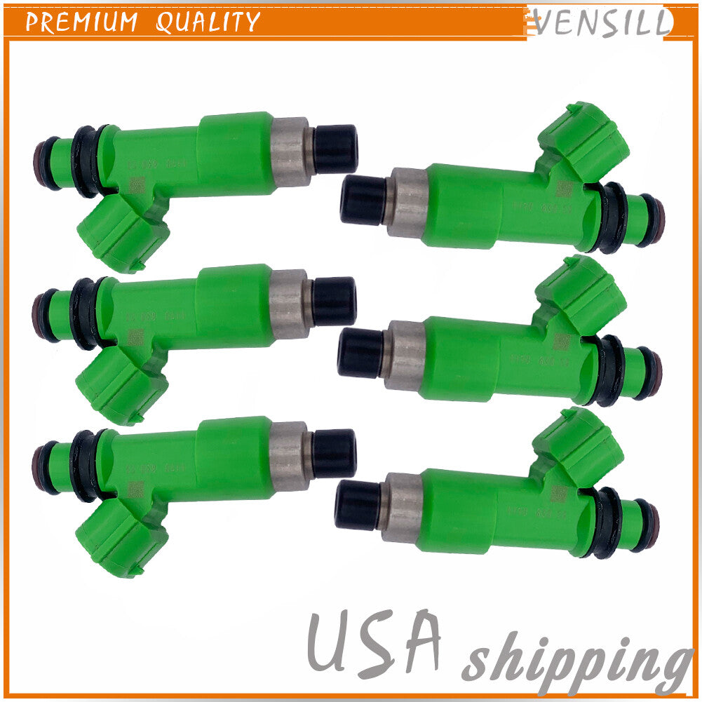6X Fuel Injector Nozzle for Subaru Outback Legacy Tribeca 08-14 16611-AA740 3.6L