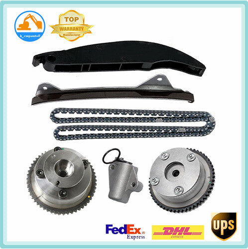 Timing Chain Kit/Exhaust Intake CVVT Gear G4NB for Hyundai for Kia Soul for Elantra 1.8L