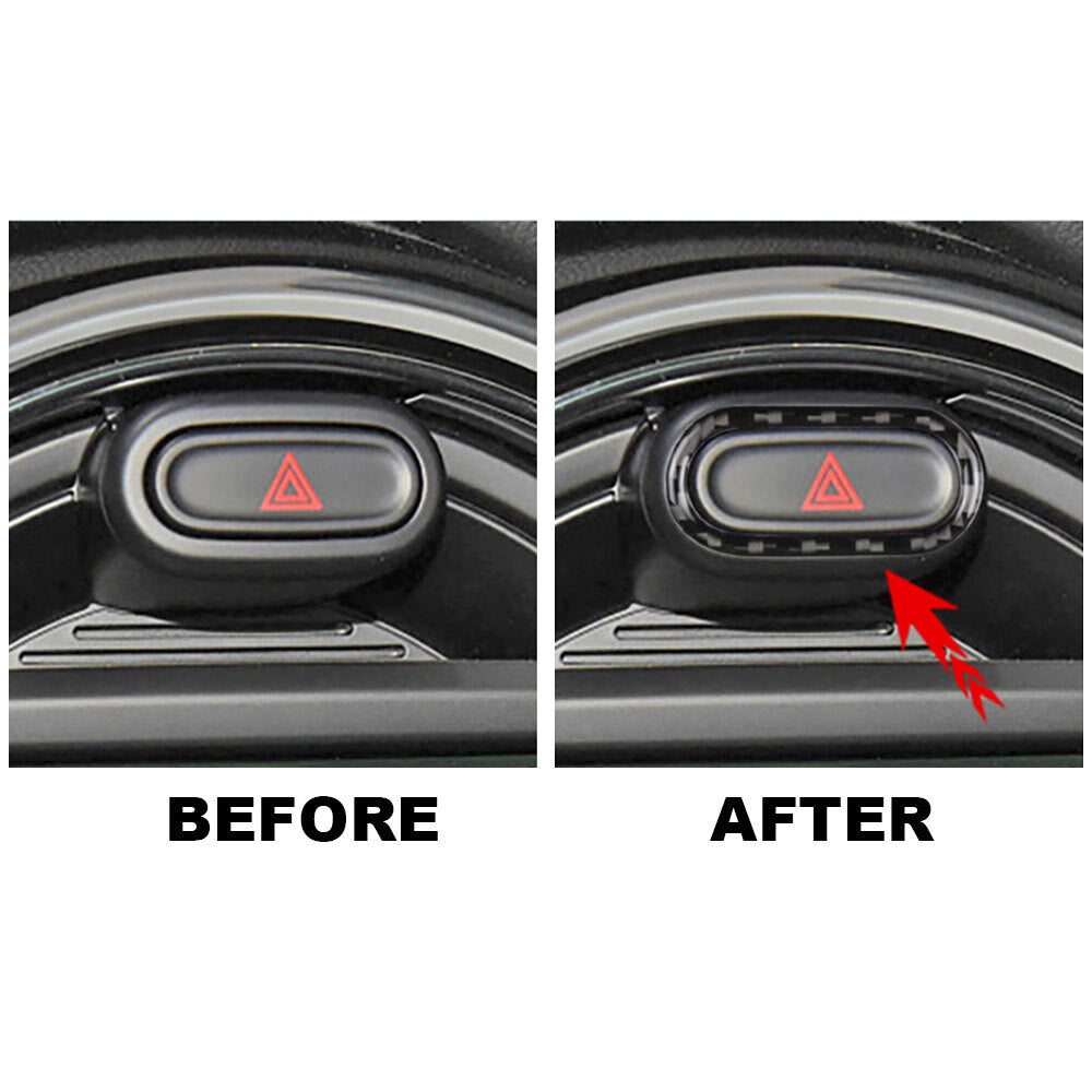 Car Safety Warning Light Button Sticker for MINI COOPER S JCW F54 F55 F56 F57