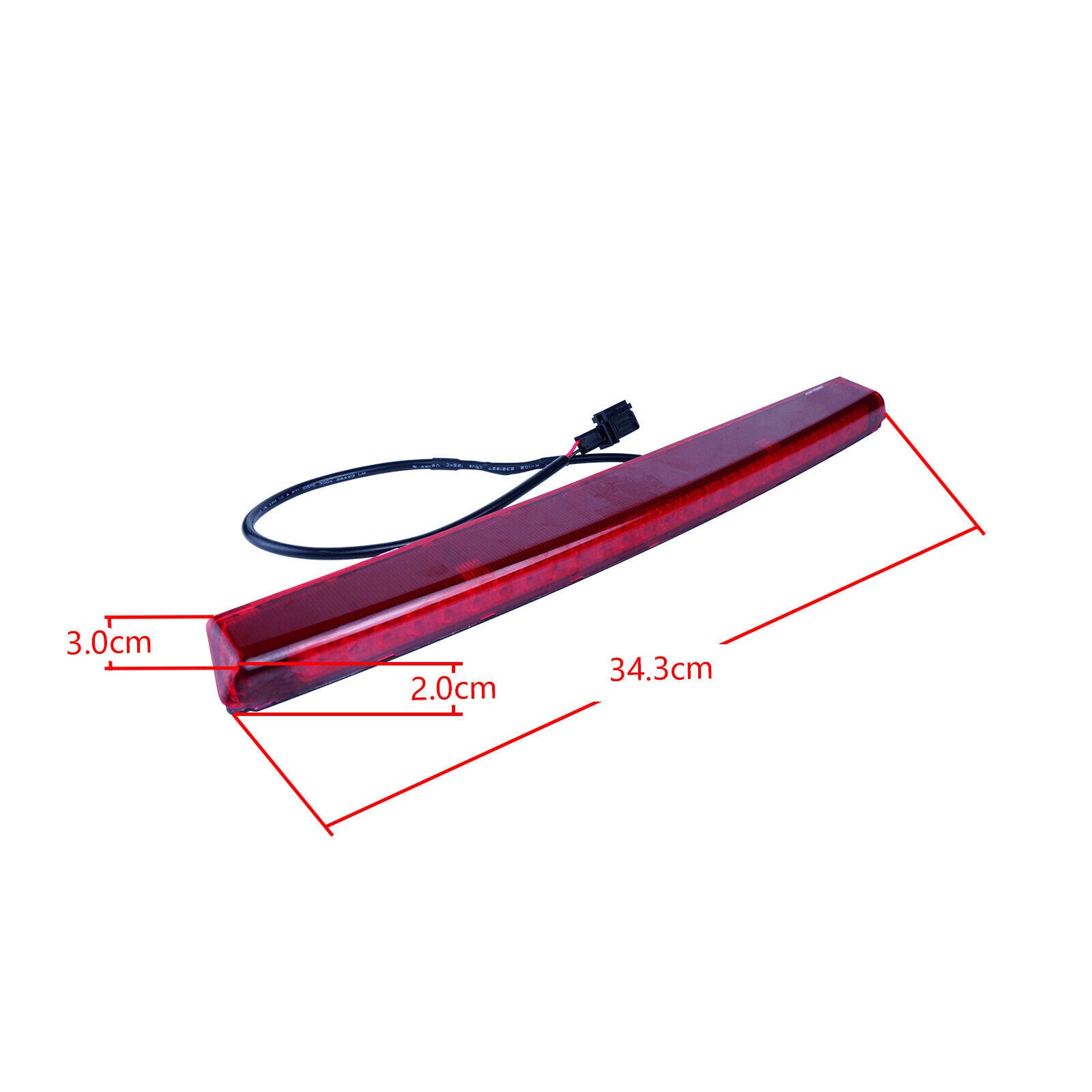 Für for VW Scirocco 09-16 Dritte Bremsleuchte Rückleuchte Rücklicht Rot 1K6945097F
