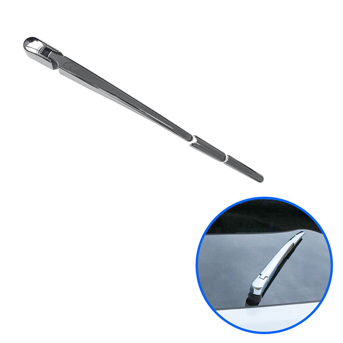 Chrome ABS Rear Window rain Wiper blade cover Trim Deco for Honda HR-V 2023-2024