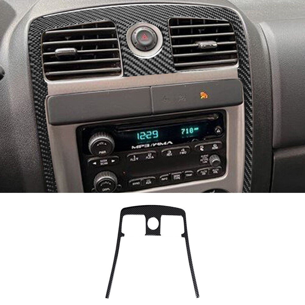 Carbon Fiber Center Air Vent Frame Cover Trim For Colorado 2004-12/ for canyon 05-12