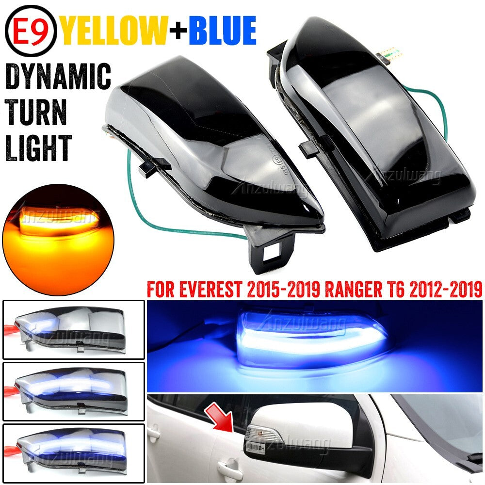 Dynamic Side Turn Signal Light for Ford Ranger T6 2012-2019 Wildtrak