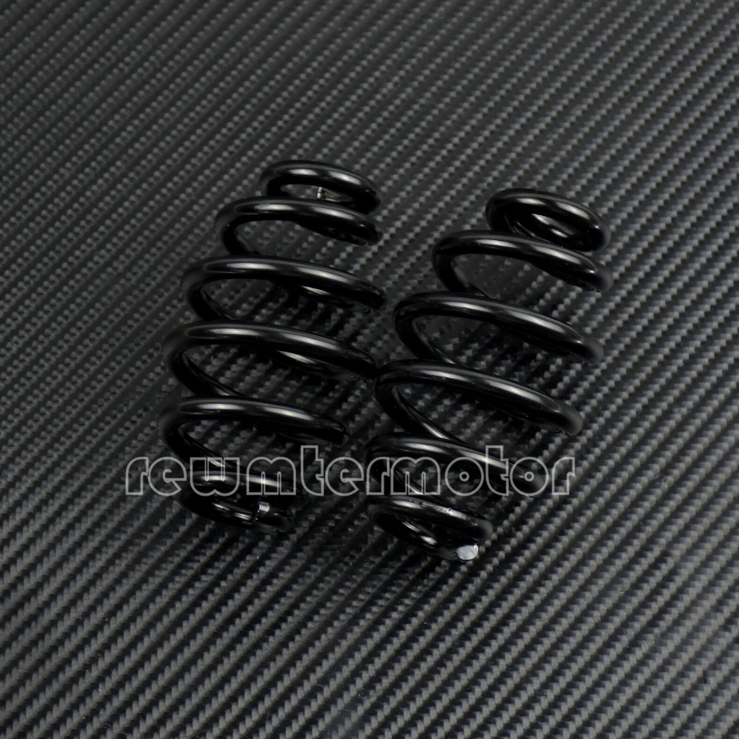 Black 3 Solo for Seat Springs Fit For Chopper Bobber Softail Cafe Racer 1 Pair