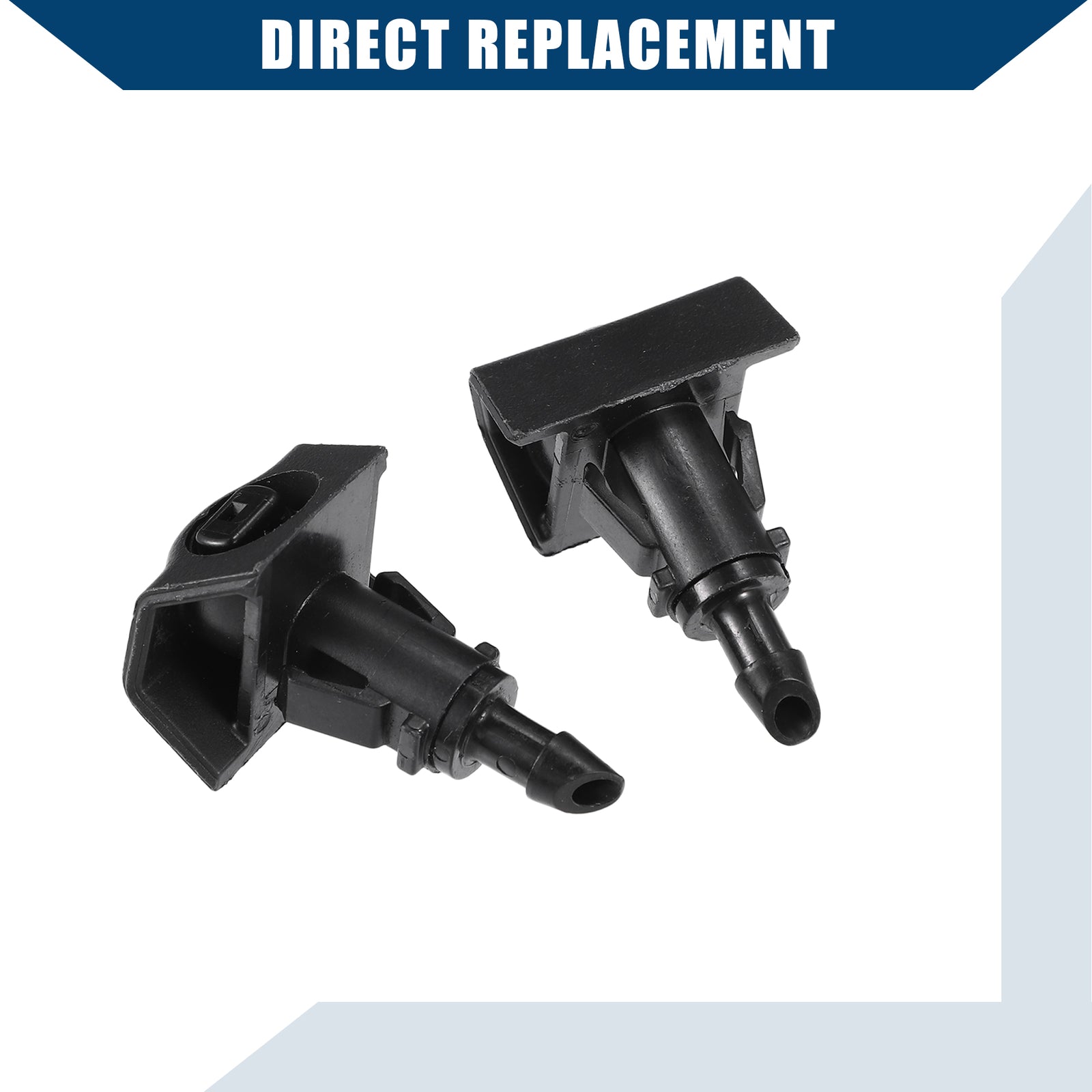 2PCS 28931ZW80A for Nissan Versa 1.6 L 1.8L 2009-12 Windshield Washer Nozzles US
