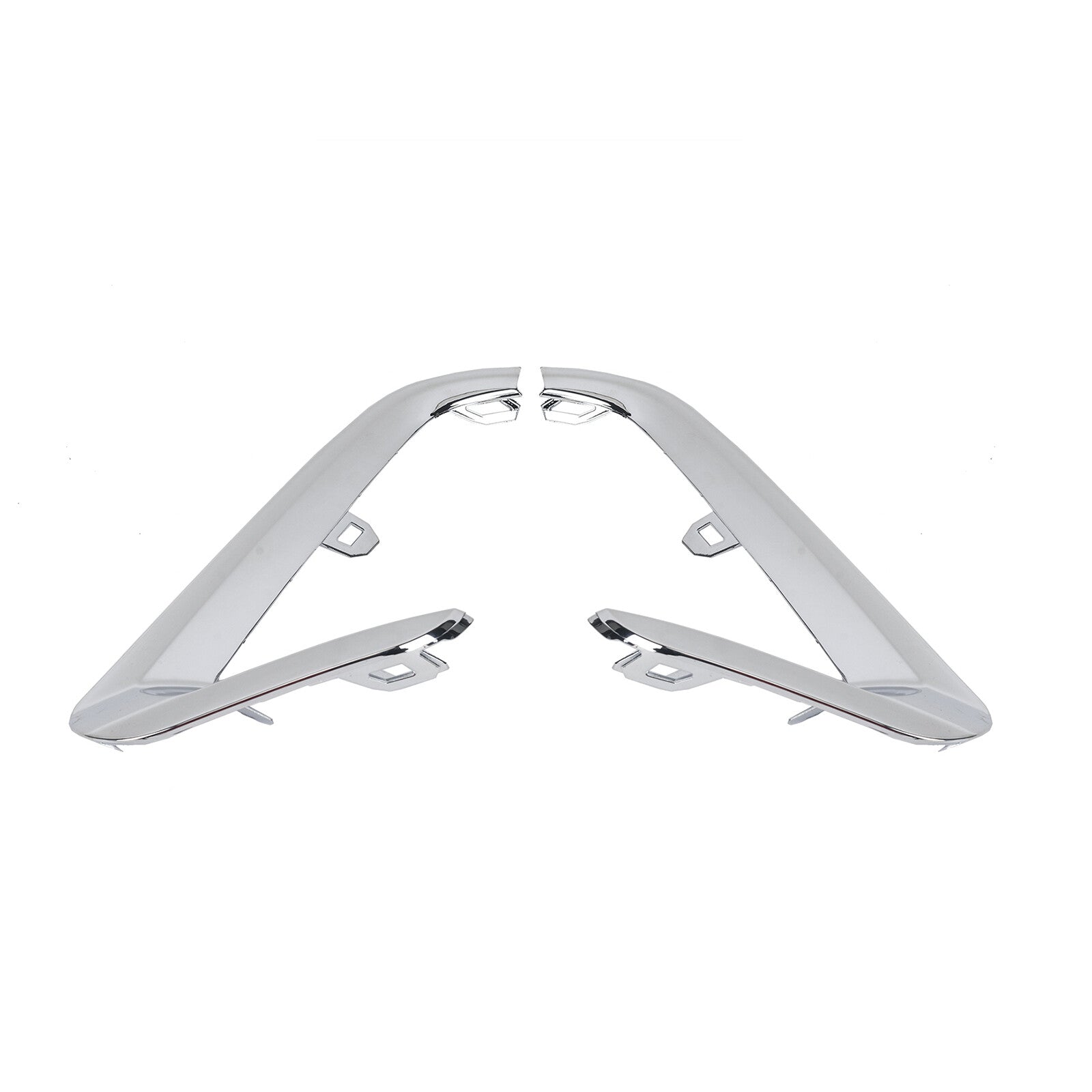 1Pair Front Bumper Fog Lamp Cover Decorate Molding for GMC Terrain 2018-2020