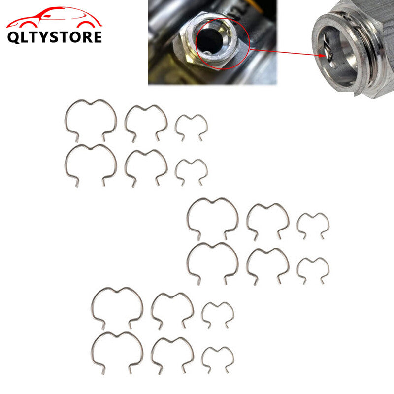 18Pcs Quick Connector Clip Transmission Oil Cooler Line Clip 6-3/8'' 1/2'' 5/8''