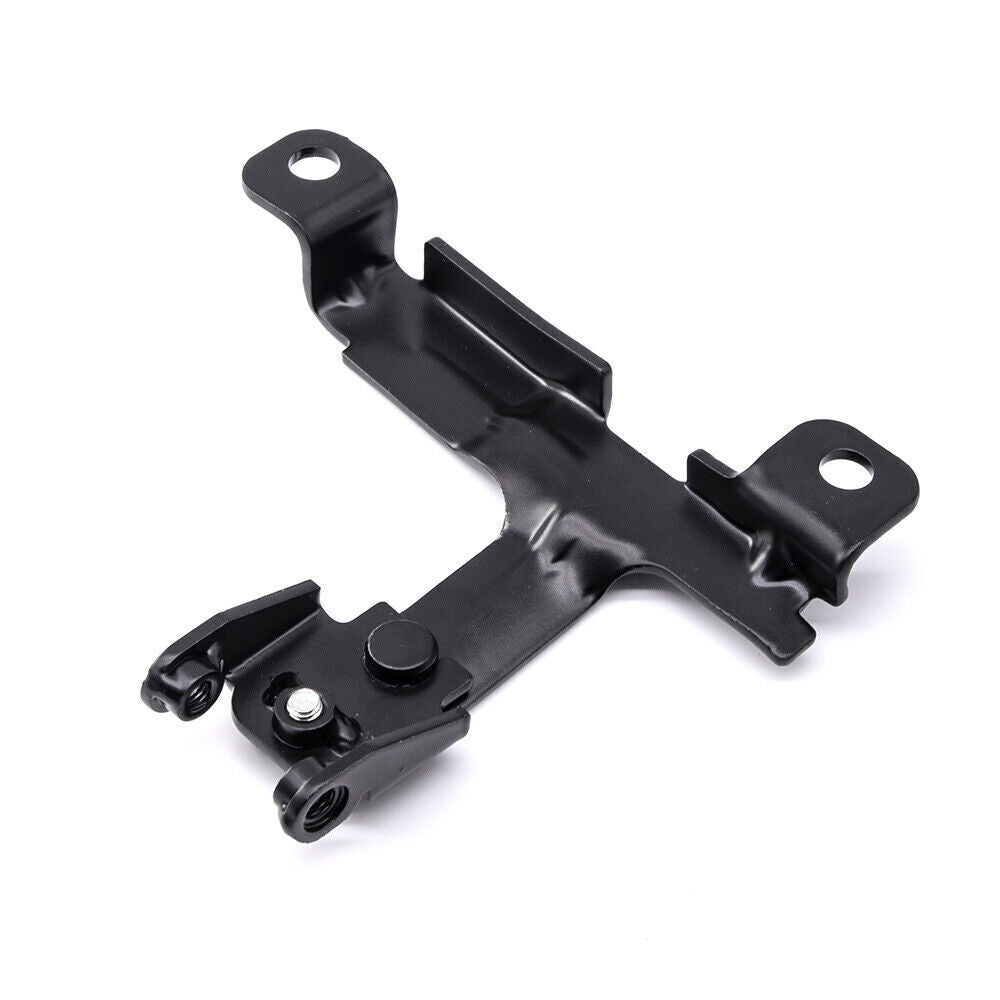 A pair of front grille mounting rally light brackets suitable for 2014 and later for Mini Cooper F55 F56 F57 models.