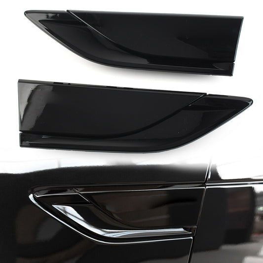 Front Fender Air Intake Side Vent Cover for Land Rover Discovery 2017-2022 Black