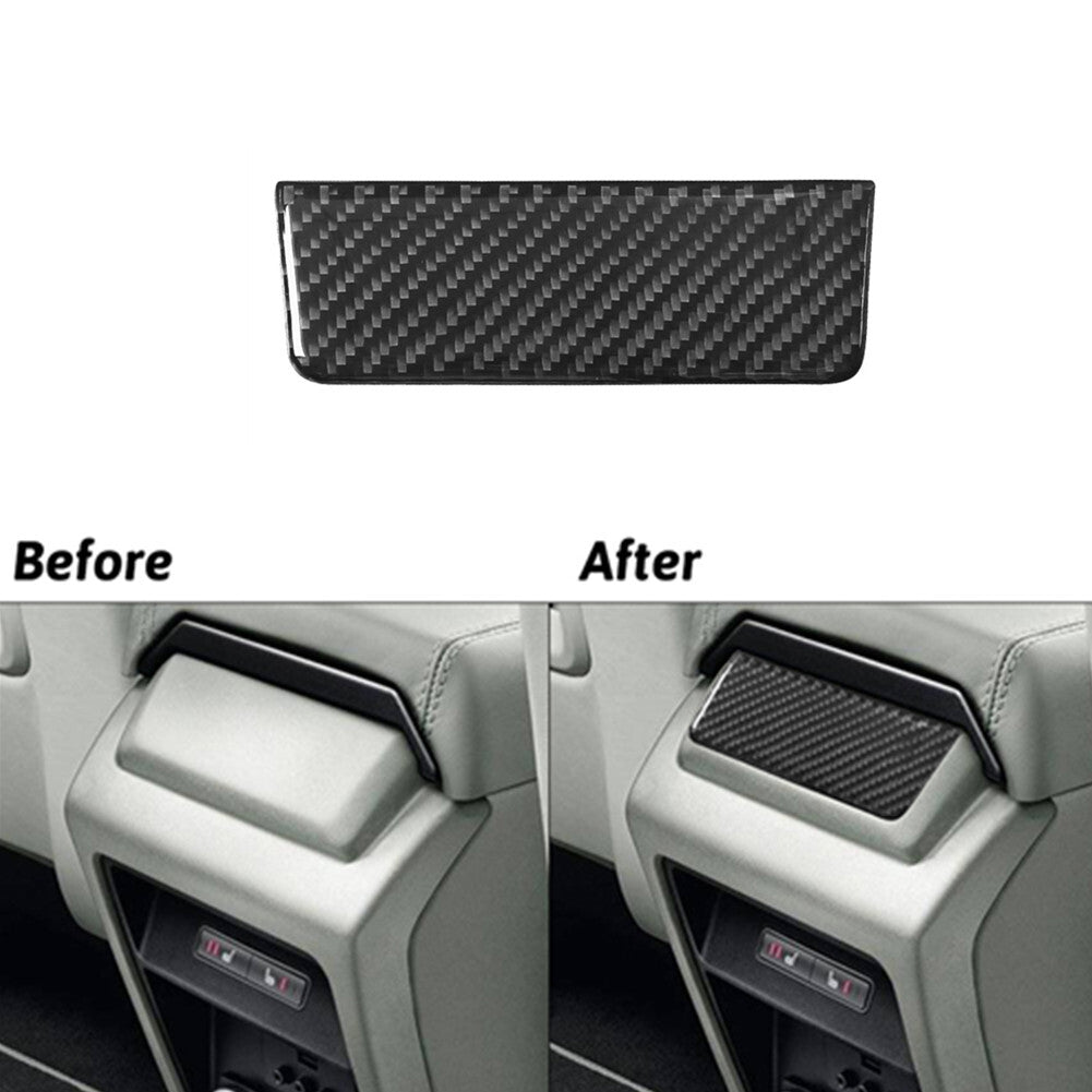 Carbon Fibre Rear Console Plate Trim for Land Rover Discovery Sport 2015-19