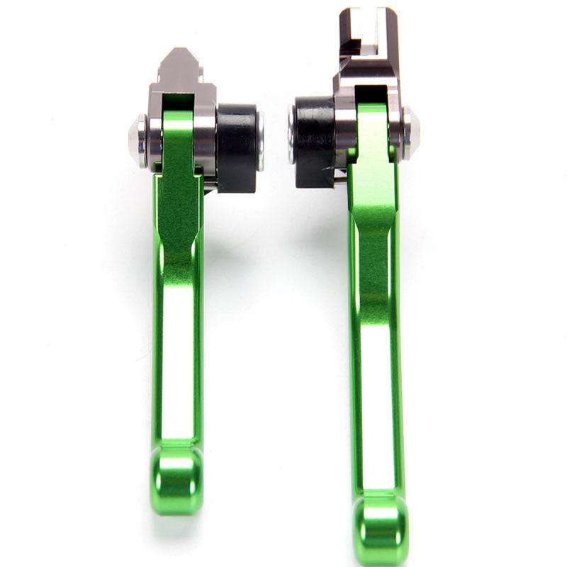 for Kawasaki KX250 (2005-2006-2007-2008) Green dirtbike Brake Clutch Levers