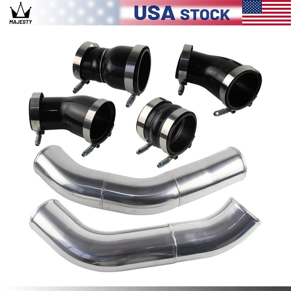 3.5'' Aluminum Polished Intercooler Pipes for 2013-2018 for Ram 6.7L Diesel