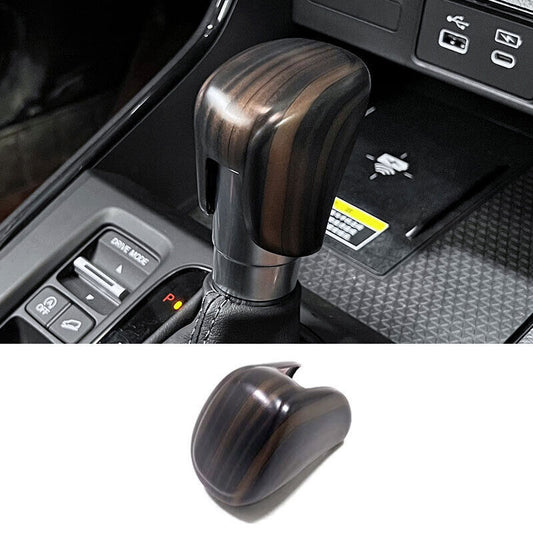 for Honda CRV CR-V 2023-2024 Wood Grain ABS Central Console Gear Shift Knob Trim