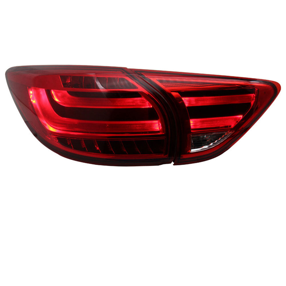 2PCS for Mazda CX5 2013 - 2016 LED Tail lights Assembly Red LED Rear Brake Lamps