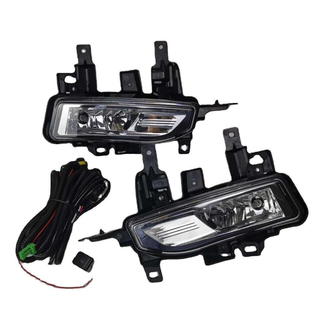 1Pair for NISSAN Qashqai 2018 2019 Front Bumper Halogen Fog Lamp Kit Set Harness