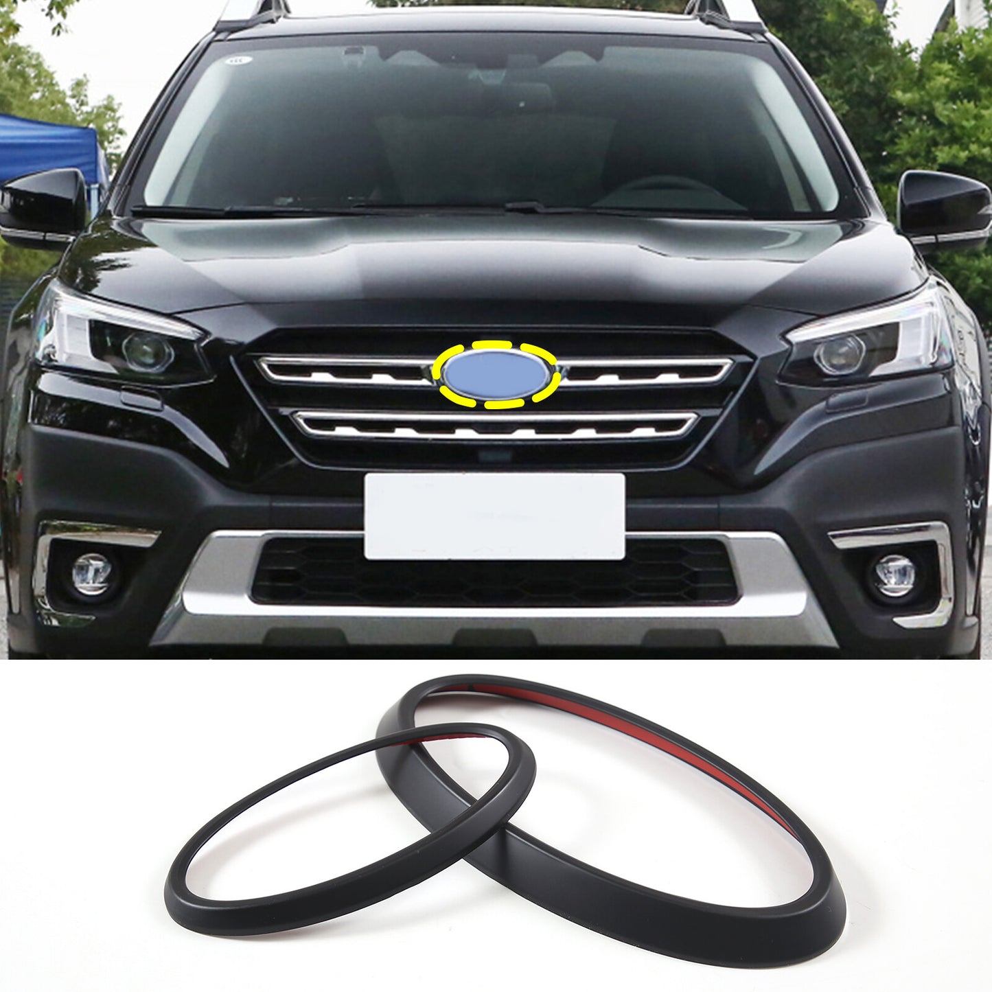ABS carbon fiber internal gear shift rail frame trim for Toyota Tenderra 2014-21