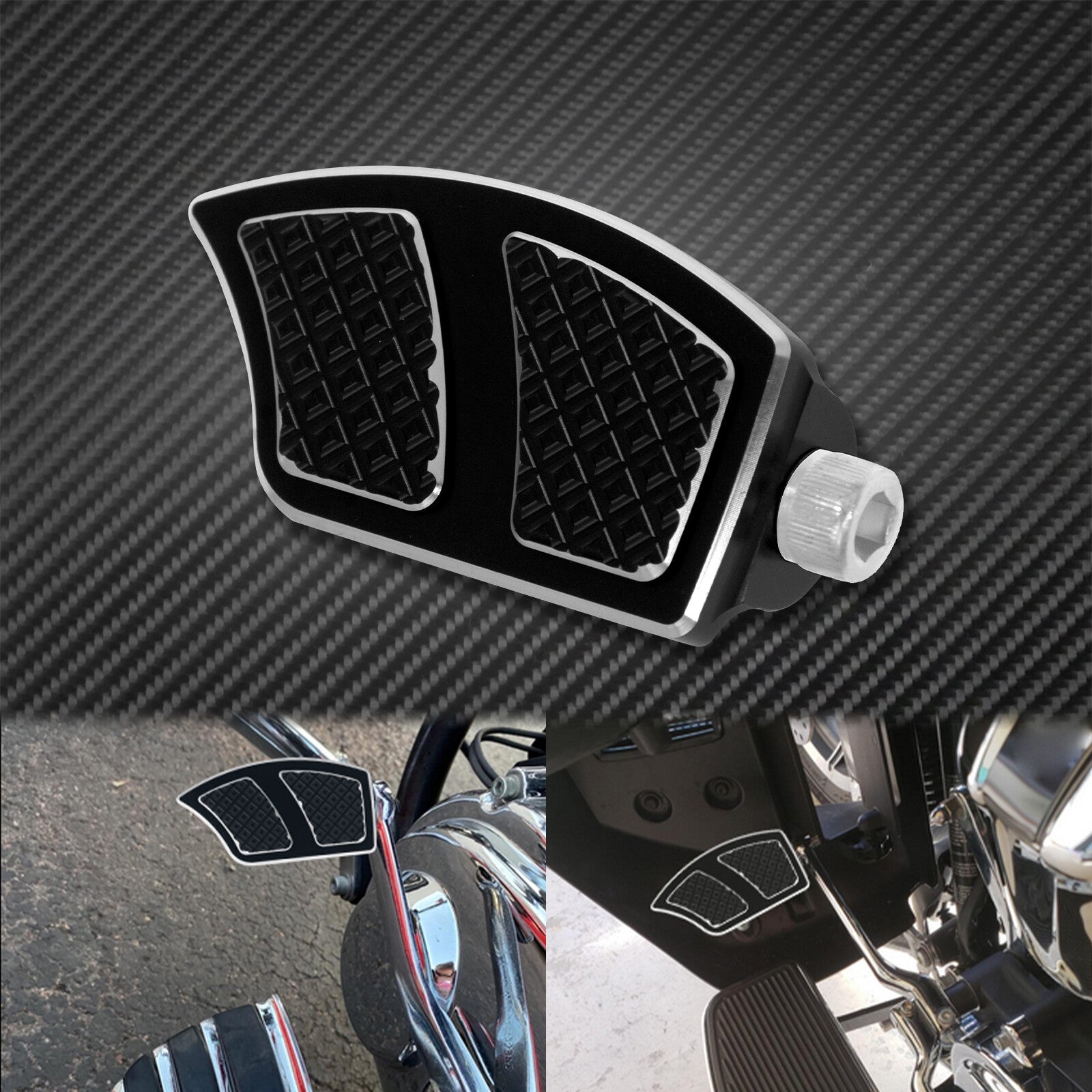 Black Tomahawk Shifter Peg Gear Toe Pedal Fit for Harley Sportster Touring Dyna