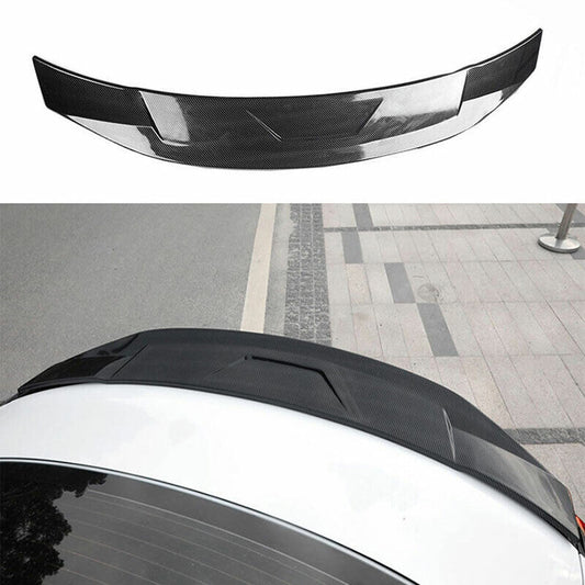 for Hyundai Sonata 2020-2023 Carbon Fiber Rear Boot Spoiler Wing Flap Blade trim