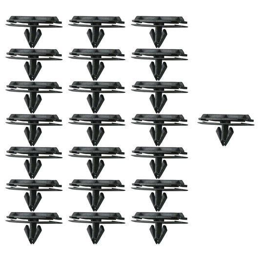 25Pcs Fender Rocker Moulding Clip Retainer for Jeep for Wrangler Unlimited JK a