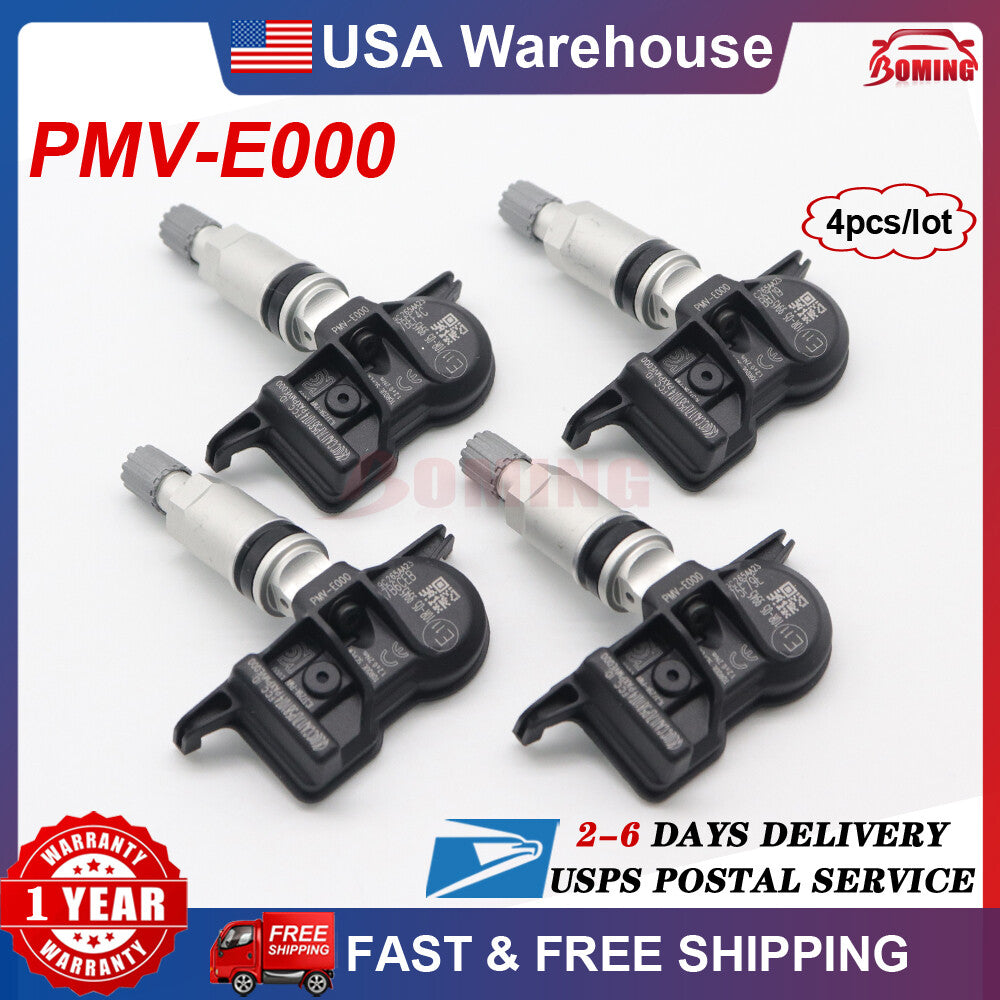 4 new PMV-E000 TPMS tire pressure sensors for Toyota for Camry and for Lexus for ES /RX.
