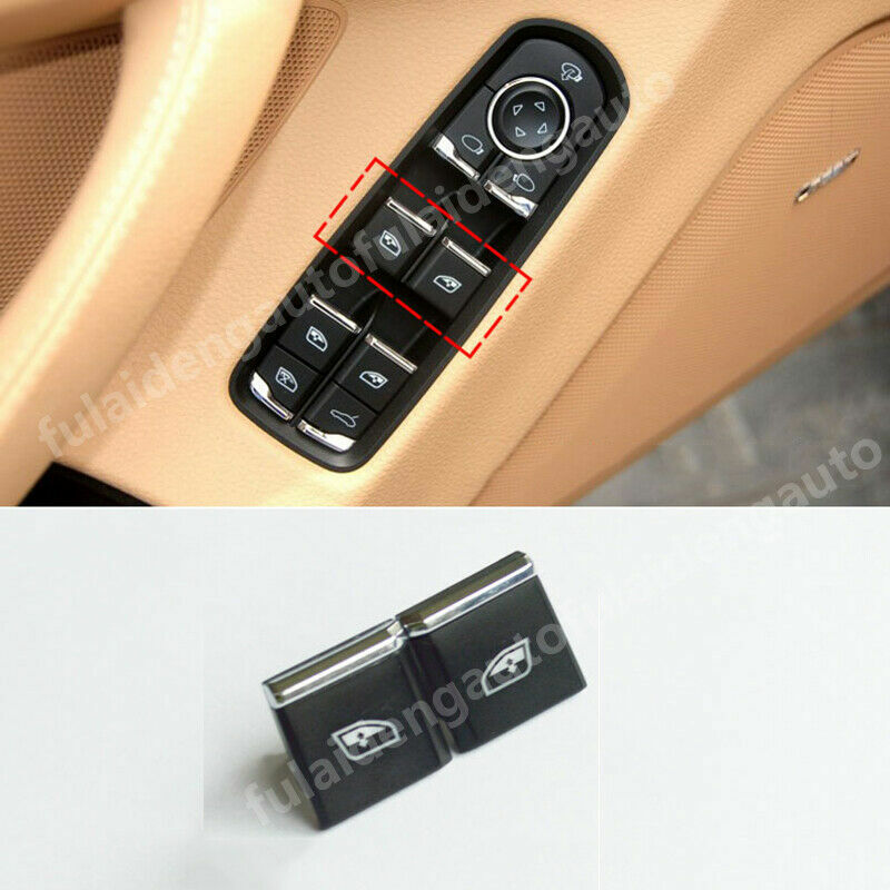 Driver Master Window Switch Button Cap Cover for Porsche for Cayenne Macan 2011-2017