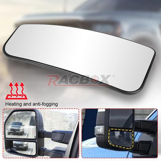 Tow Mirror Glass Lower Heated Driver Side For 2015-2022 F150 F250 F350 F450 F550