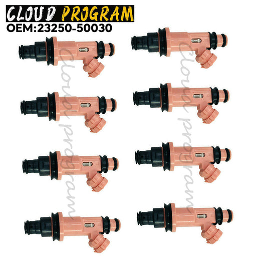 8PCS 23250-50030 Fuel Injector for Lexus 02-2010 SC/LS/GS-400/430 4.0L 4.3L V8