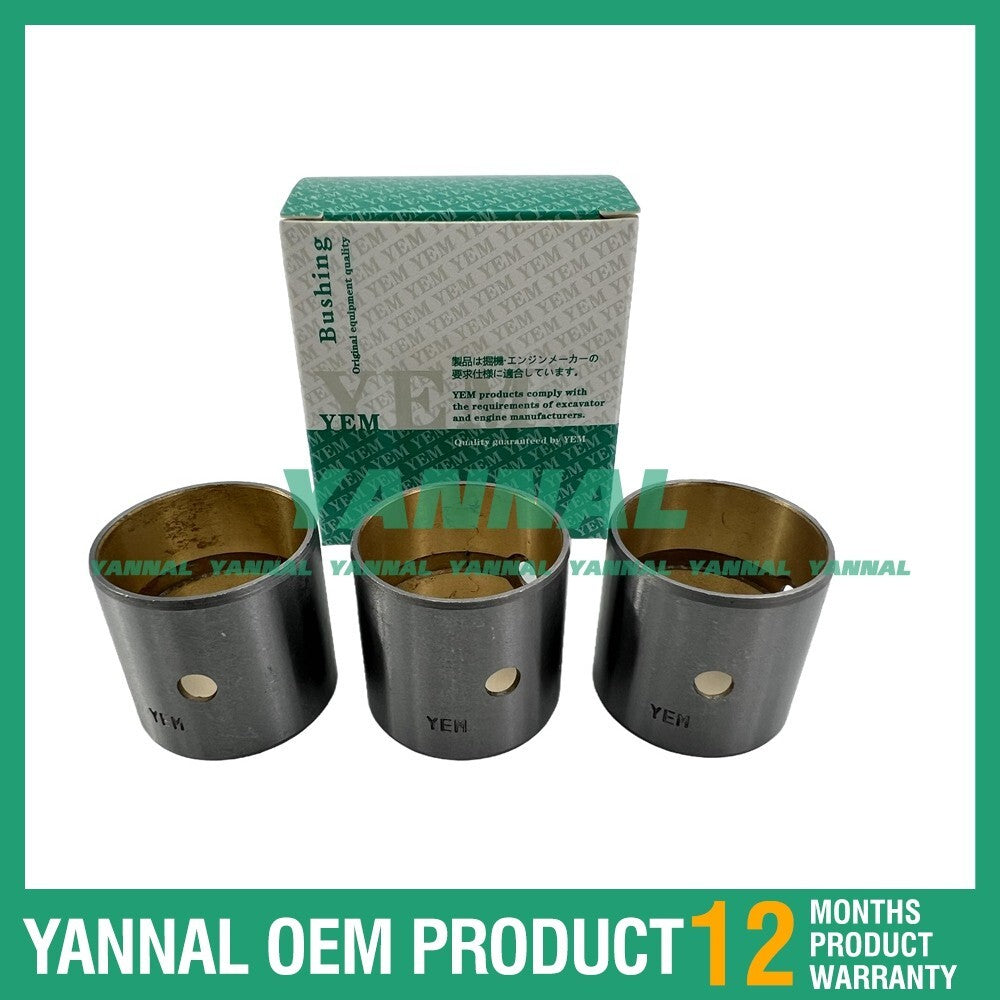 3 new 3KC1 Connecting Rod Bushings 21mm for Isuzu MB 148 Excavators