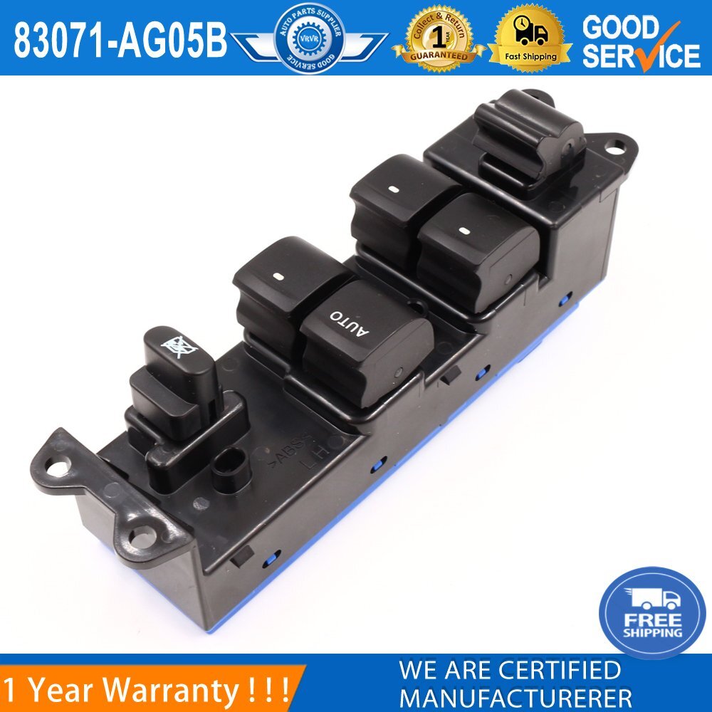 Power Window Switch Driver Side 83071AG05B for Subaru Legacy (2005-2009)
