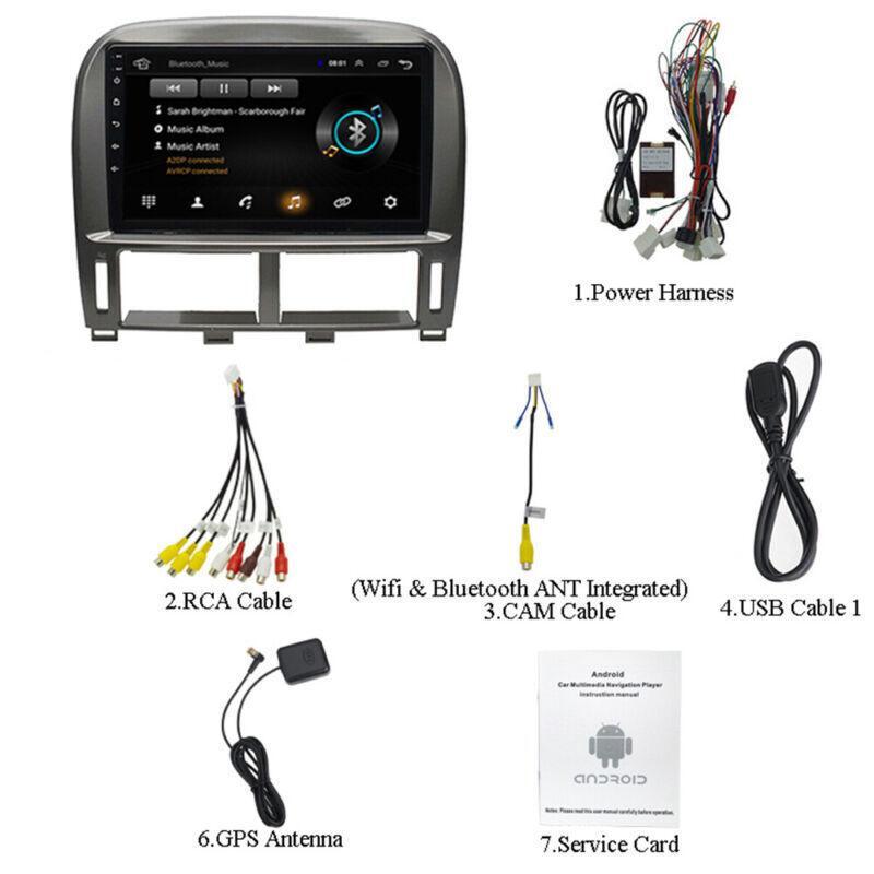 for Lexus LS430 2001-2006 Android 10.1 Car DVD Player GPS Navi Radio Stereo Wifi