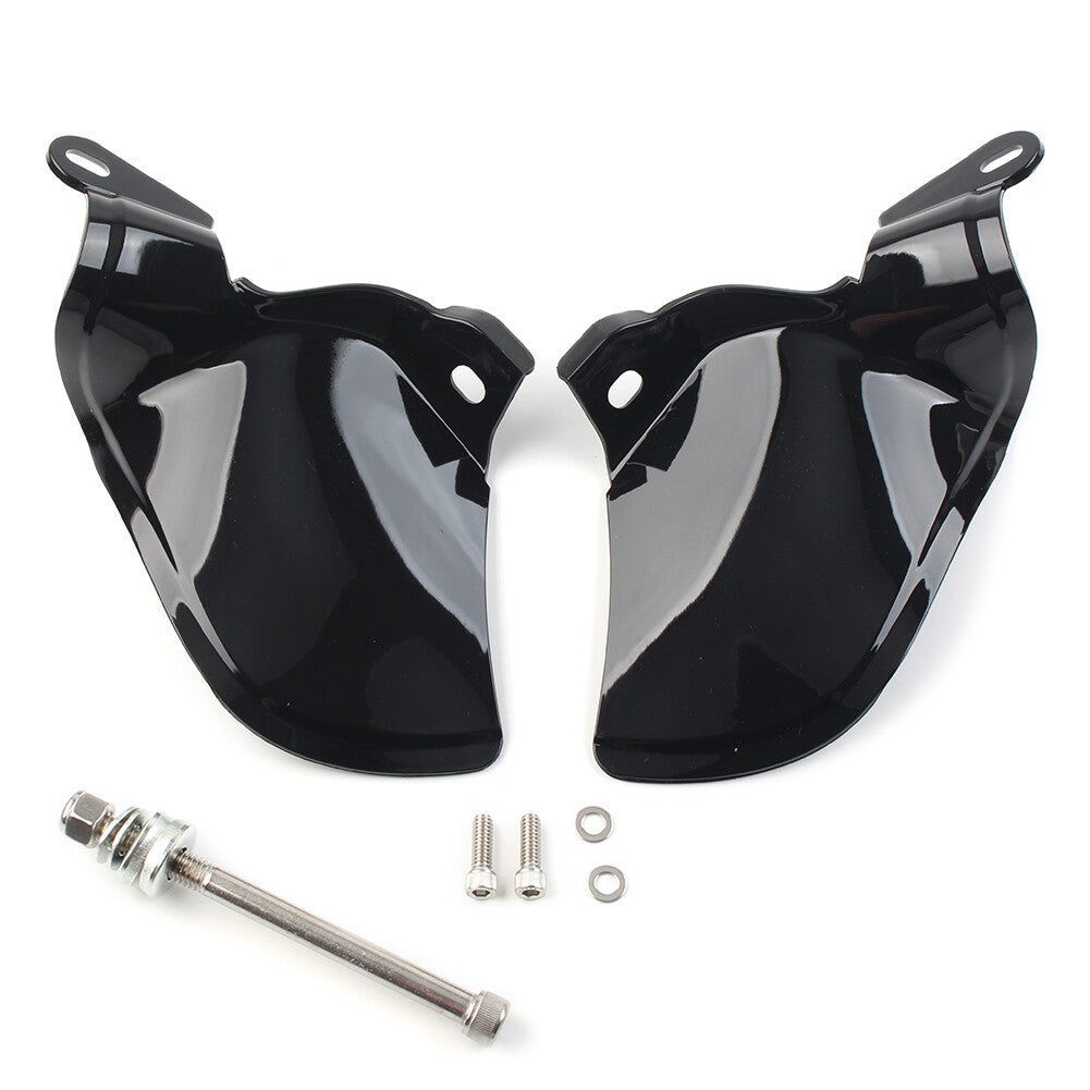 Reflective Saddle Shield Air Heat Deflector Fit for Harley Softail 2018-2023 Black