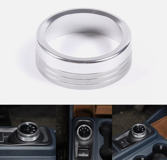 Center Console Gear Shift Knob Alloy Trim Cover for Ford Maverick 2022-2023