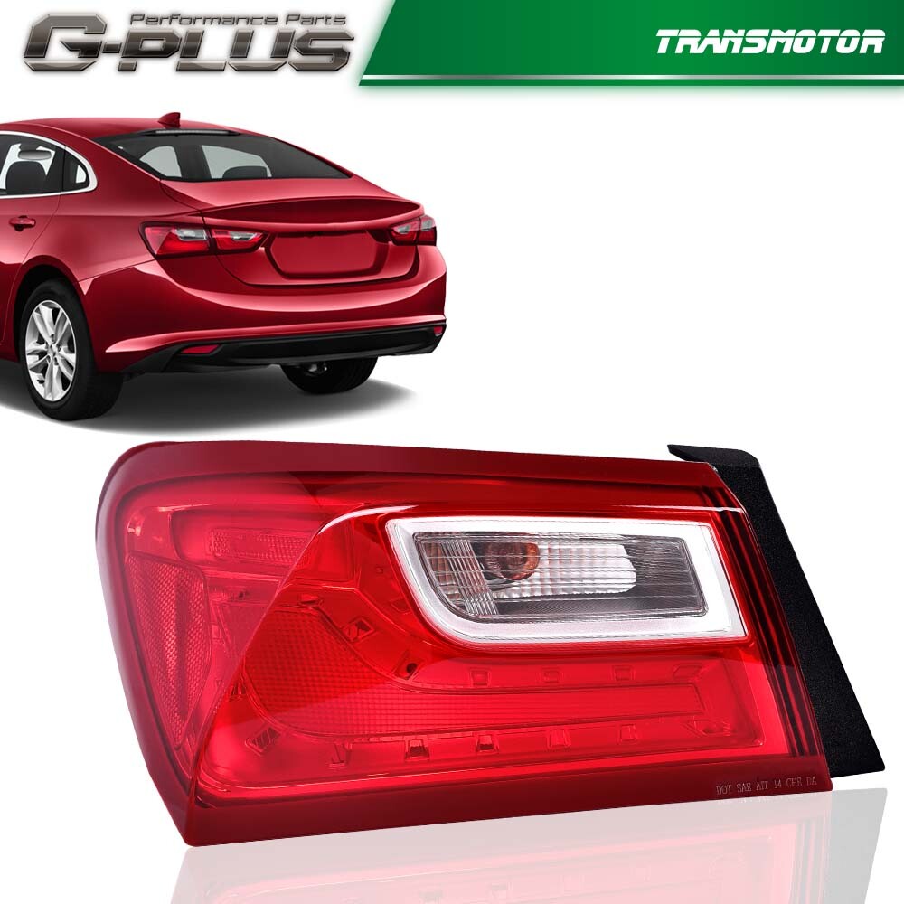 The left rear brake stop light on the exterior taillight is suitable for the for Chevrolet Malibu 2016-20.