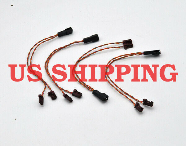 4x door tweeter speaker y adaptor cable splitter for Mercedes C E W205 W213 GLC