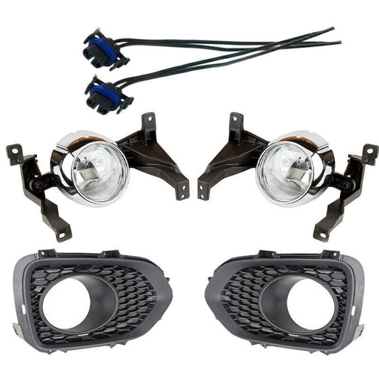 for KIA Sorento 2009 2010 2011 2012 Front Bumper Fog Light+Fog Lamp Cover Kit