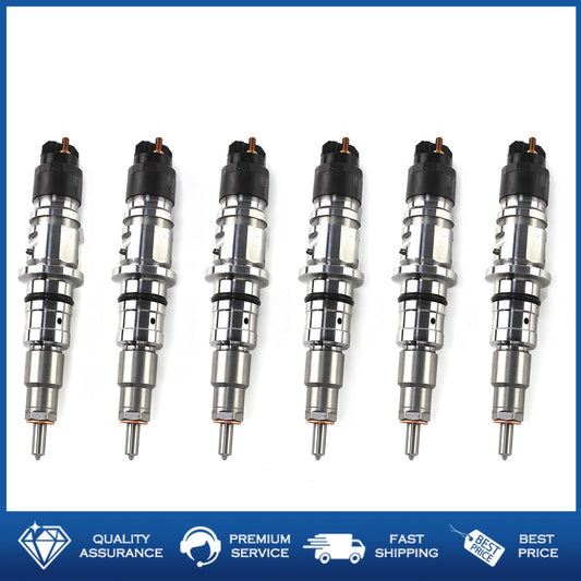 6X Fuel Injector 0445120054 for IVECO Euro 504091504 2855491 Rail Injector