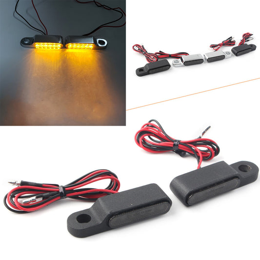 12V for Mini Turn Signal Lights Brake Clutch Lever Flashers 2Pcs